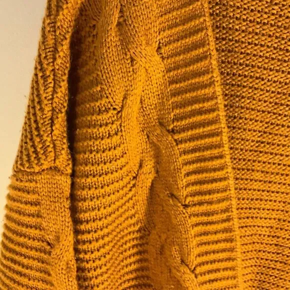 Y2k Vintage Open Oversize Cardigan Art teacher light academia grunge L - Picture 5 of 10